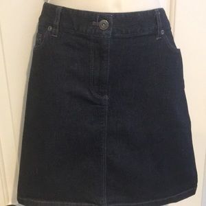 Ann Taylor Blue Jean Skirt Size 12